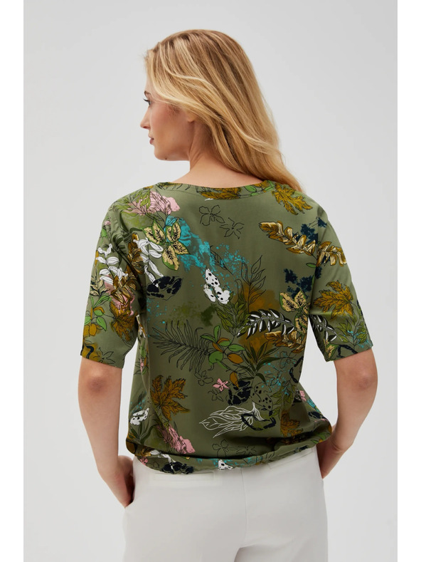 Moodo Maslinasta ženska košulja