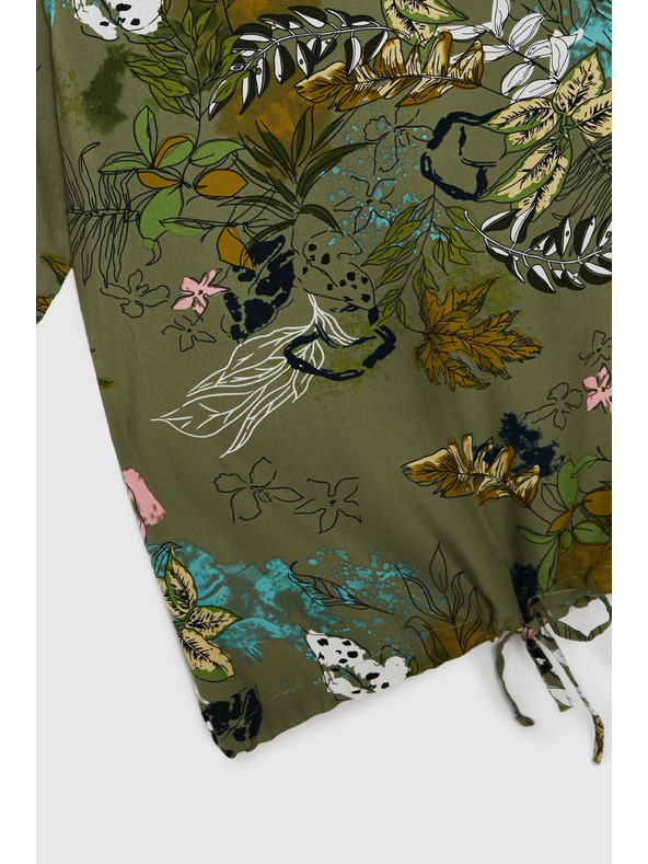 Moodo Maslinasta ženska košulja