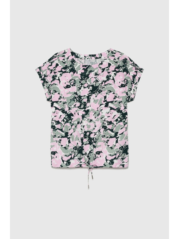 Moodo Ružičasta ženska bluza s vezivanjem