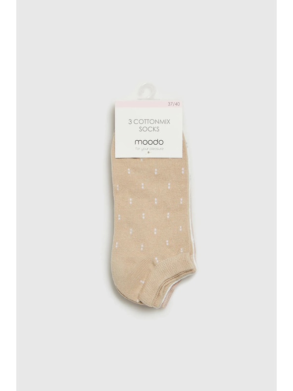 Moodo Bijele ženske čarape