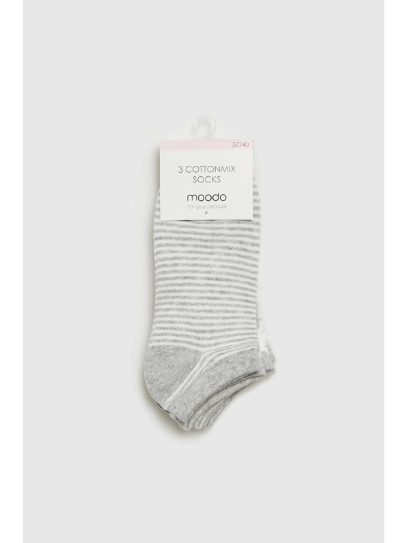 Moodo Svijetlo sive ženske čarape