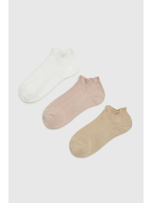 Moodo Bijele ženske čarape