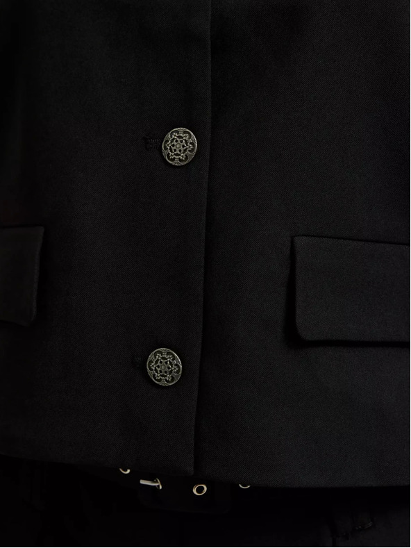 Moodo Crna ženska jakna