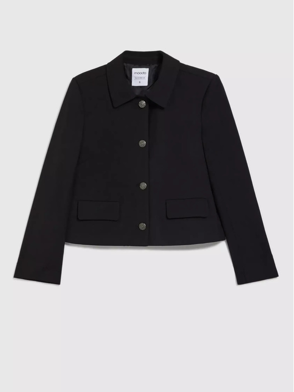 Moodo Crna ženska jakna