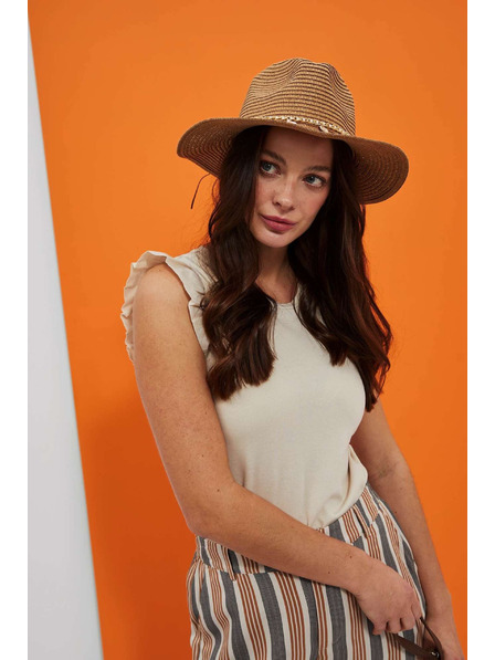 Moodo Bež ženski šešir