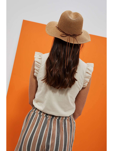 Moodo Bež ženski šešir