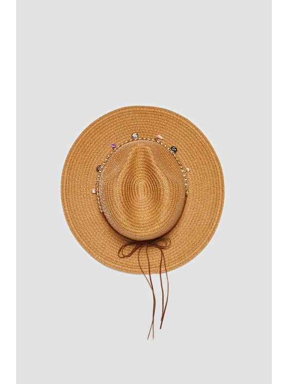 Moodo Bež ženski šešir