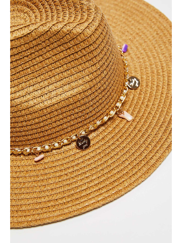 Moodo Bež ženski šešir