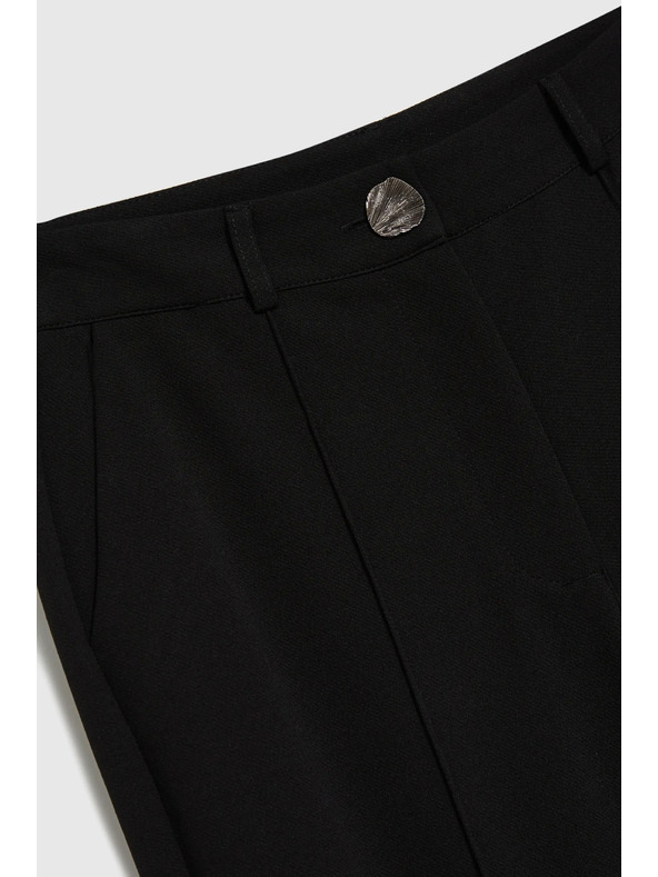 Moodo Crne ženske hlače