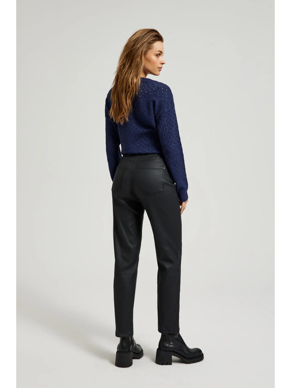 Moodo Crne ženske hlače