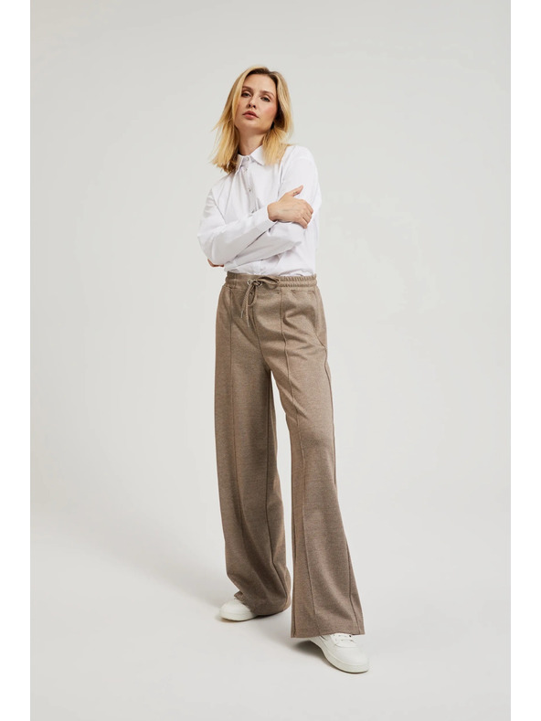 Moodo Bež ženske hlače