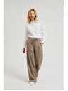 Moodo Bež ženske hlače