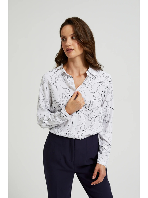 Moodo Bijela ženska košulja