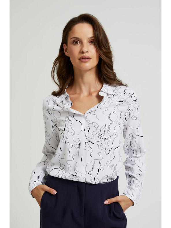 Moodo Bijela ženska košulja