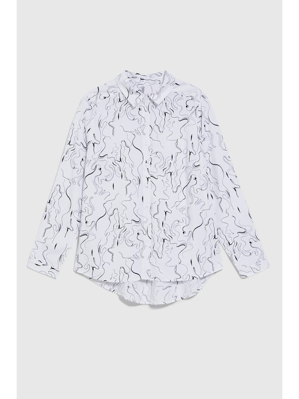 Moodo Bijela ženska košulja