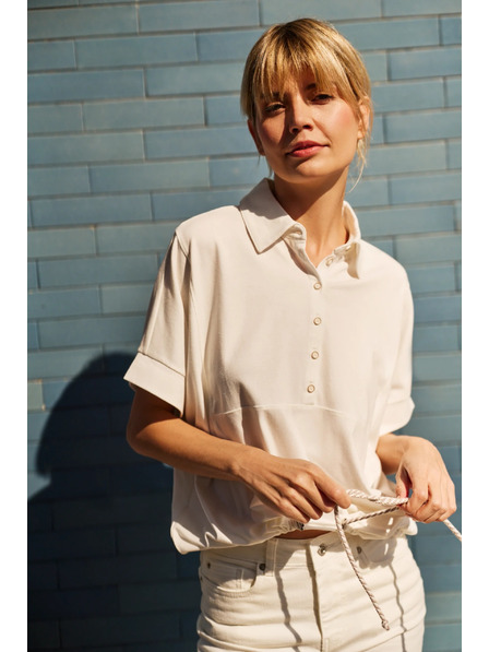 Moodo Bijela ženska bluza