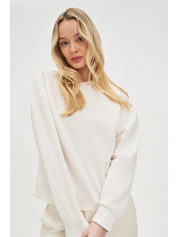 Moodo Bijela ženska dukserica