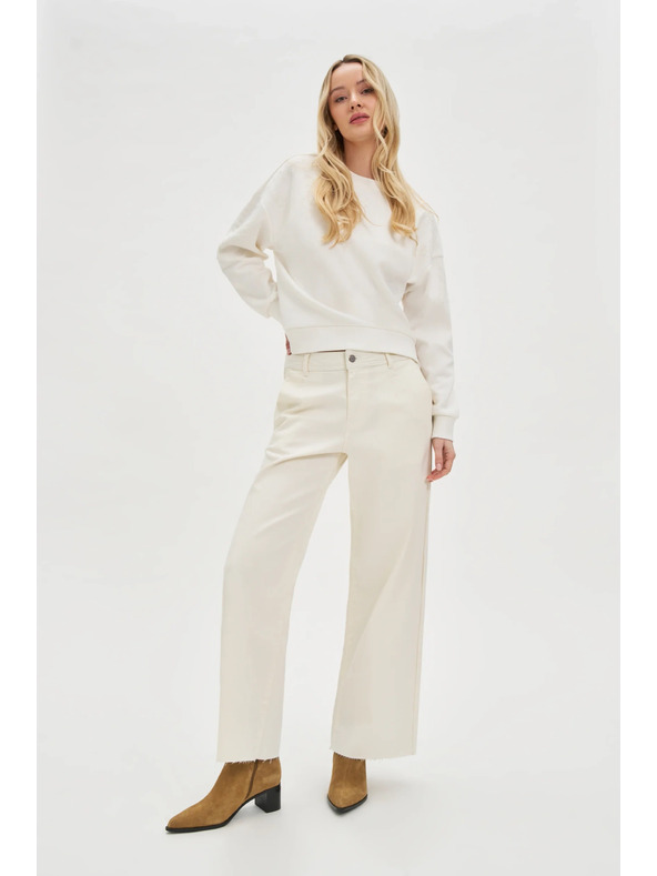 Moodo Bijela ženska dukserica