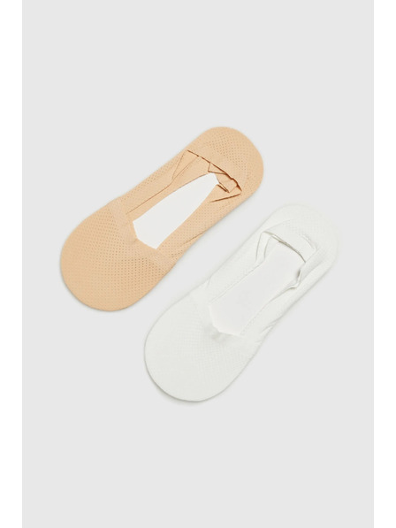 Moodo Bijele ženske čarape