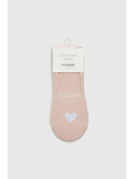 Moodo Svijetlo bež ženske čarape