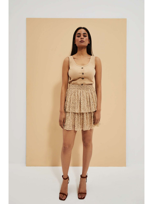 Moodo Bež ženska suknja