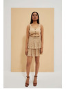 Moodo Bež ženska suknja