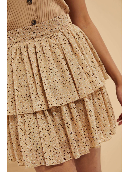 Moodo Bež ženska suknja