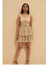 Moodo Bež ženska suknja
