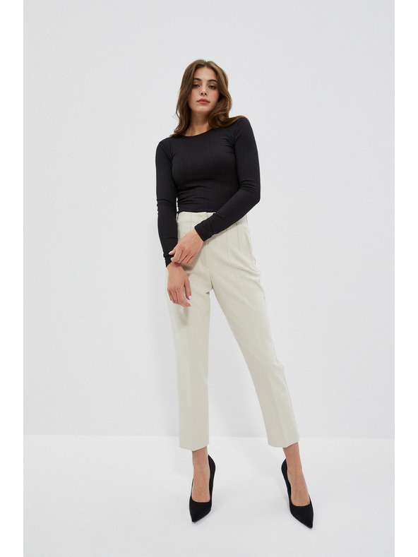 Moodo Crna ženska majica s dugim rukavima