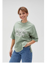 Moodo Maslinasta ženska majica