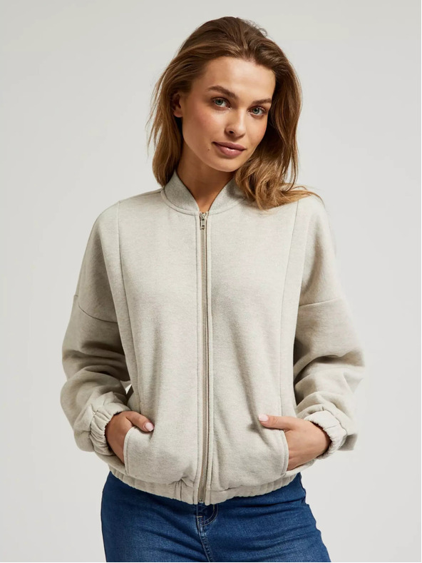 Moodo Bež kratka jakna