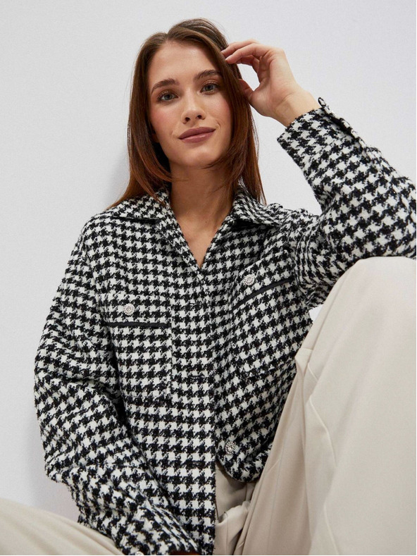 Moodo Crno-bijela ženska jakna