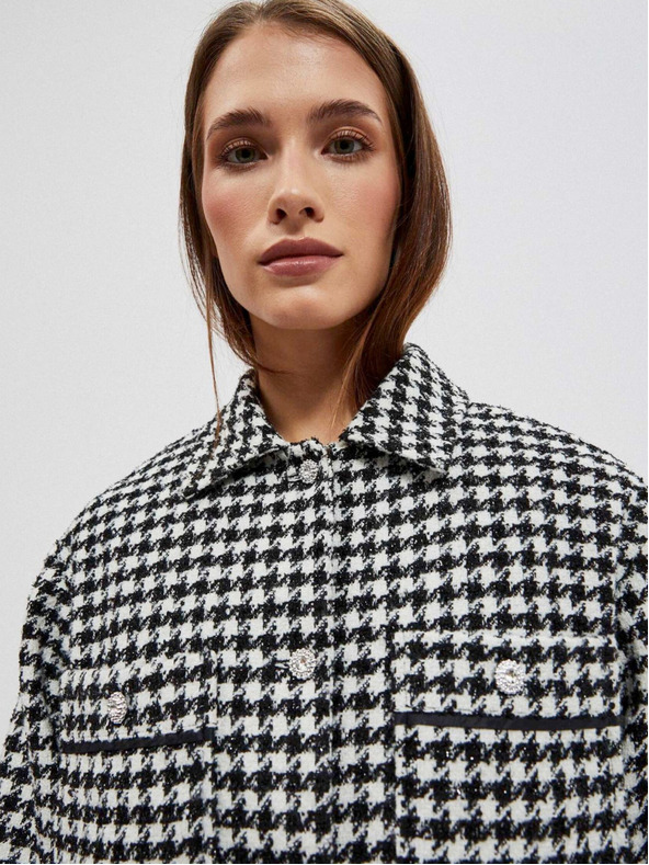 Moodo Crno-bijela ženska jakna