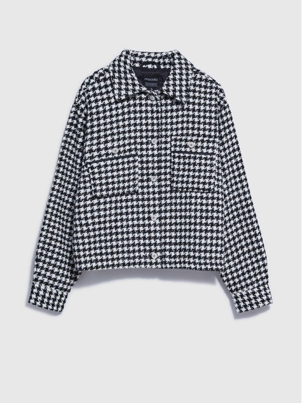 Moodo Crno-bijela ženska jakna