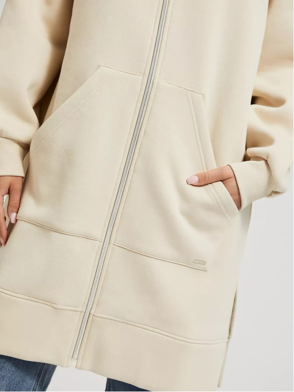 Moodo Bež dugačka jakna