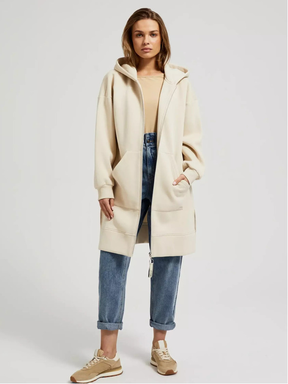 Moodo Bež dugačka jakna