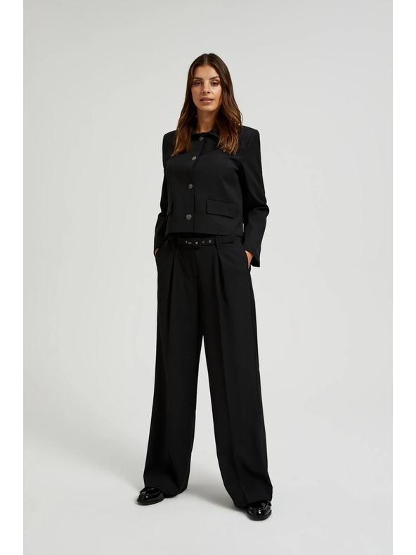 Moodo Crne ženske hlače