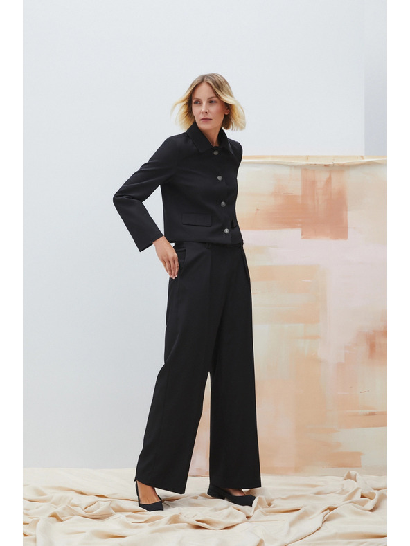 Moodo Crne ženske hlače