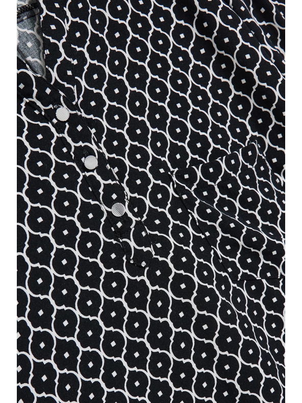 Moodo Crno-bijela ženska košulja