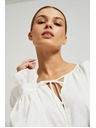 Moodo Bijela ženska bluza s volanima