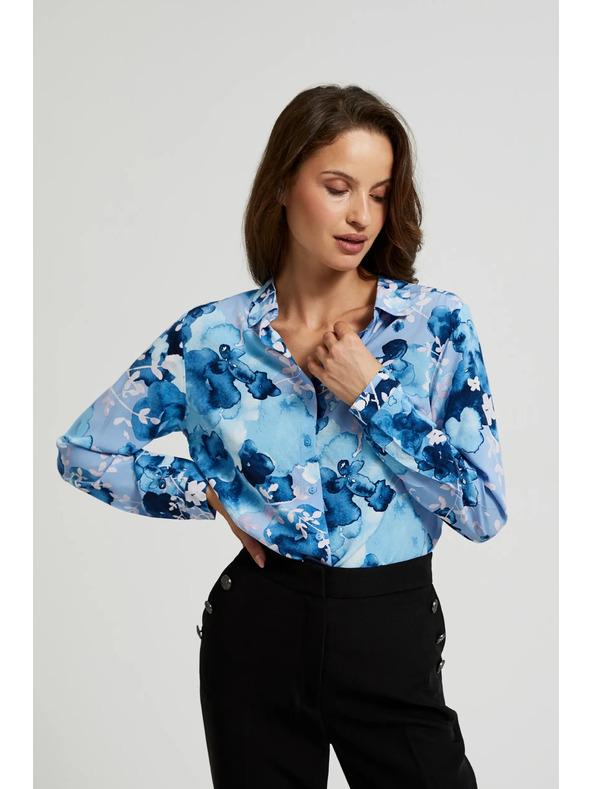 Moodo Tamno plava ženska košulja