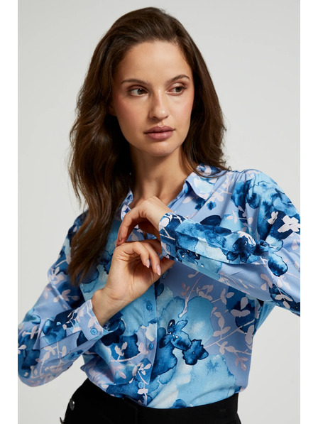 Moodo Tamno plava ženska košulja