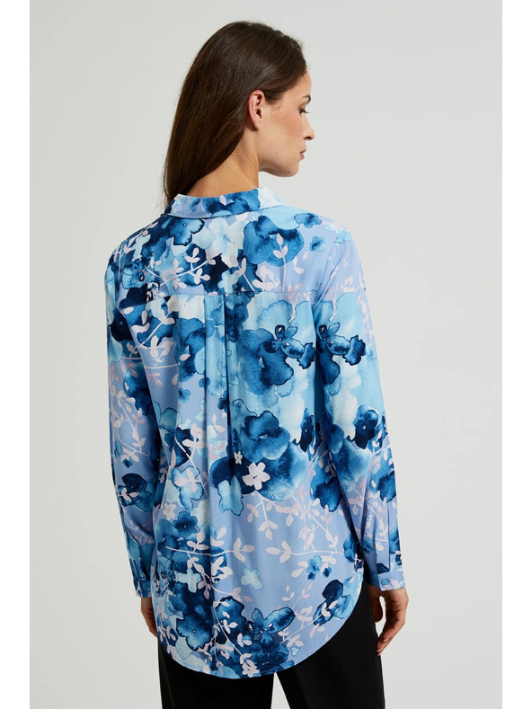 Moodo Tamno plava ženska košulja