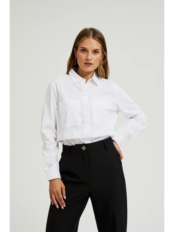 Moodo Bijela ženska košulja