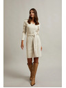 Moodo Svijetlo bež ženske haljine
