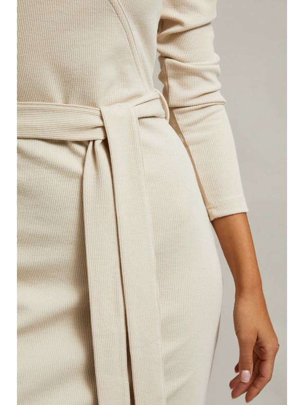 Moodo Svijetlo bež ženske haljine