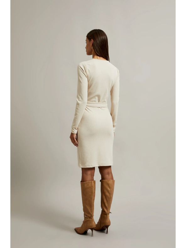 Moodo Svijetlo bež ženske haljine