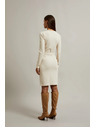 Moodo Svijetlo bež ženske haljine