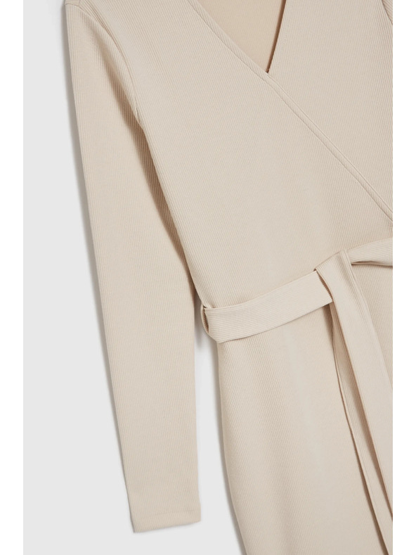 Moodo Svijetlo bež ženske haljine