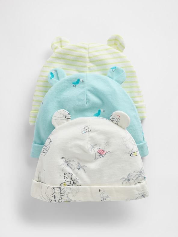 GAP Baby pamučna kapa, 3kom GAP